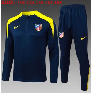 Chándal Atlético Madrid 2025/26 (Bule - Black Half Zipper) - NIÑOS